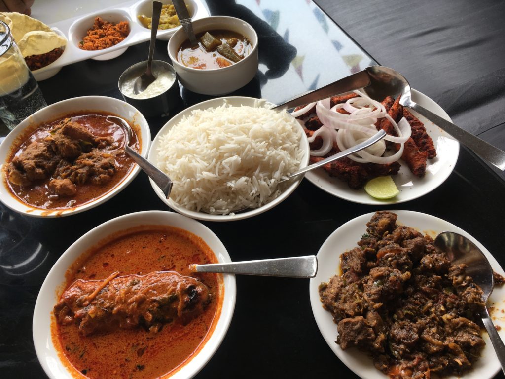 דרום הודו, קארלה, אוכל הודי
